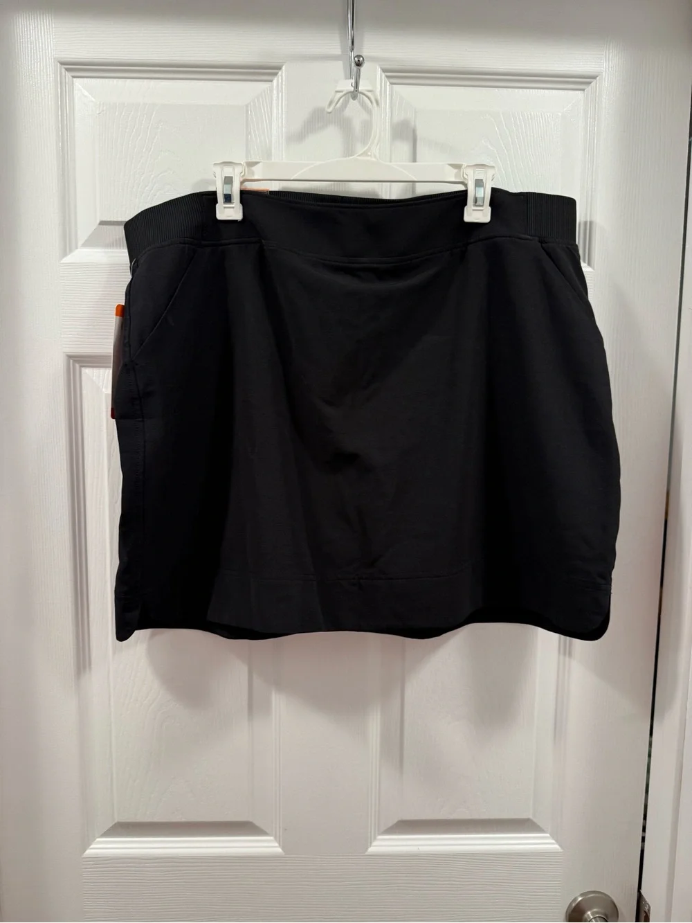 32 Degrees Womens Black midrise Skort size XXL